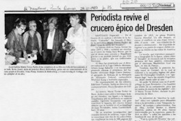 Periodista revive el crucero épico del Dresden  [artículo].