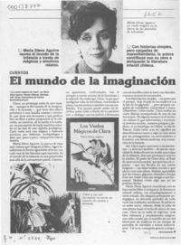 El mundo de la imaginación  [artículo] Jaime Quezada.