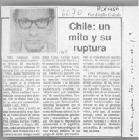 Chile, un mito y su ruptura  [artículo] Emilio Oviedo.