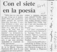Con el siete en la poesía  [artículo].