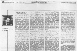 Escribe Filebo  [artículo] Filebo.