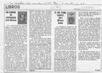 El sol tenía escote en V  [artículo] H. V. M.