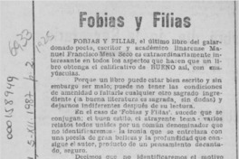 Fobias y Filias