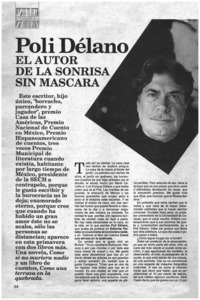 Poli Délano el autor de la sonrisa sin máscara