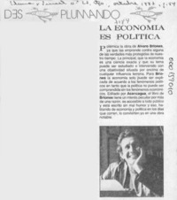 La Economía es política  [artículo].
