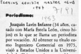 Periodismo  [artículo].
