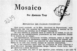 Mosaico  [artículo] Abelardo Troy.