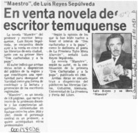 En venta novela de escritor temuquense  [artículo].