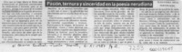 Pasión, ternura y sinceridad en la poesía nerudiana  [artículo] Alejandro Meza Albarracín.