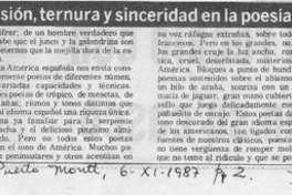 Pasión, ternura y sinceridad en la poesía nerudiana  [artículo] Alejandro Meza Albarracín.