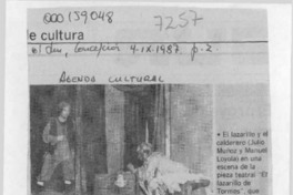 "El Lazarillo de Tormes" estrena teatro El Rostro  [artículo].