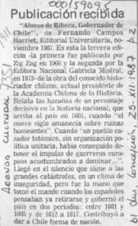 Publicación recibida  [artículo].