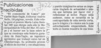 Publicaciones recibidas  [artículo].
