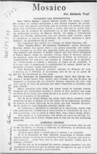 Mosaico  [artículo] Abelardo Troy.