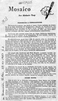 Mosaico  [artículo] Abelardo Troy.