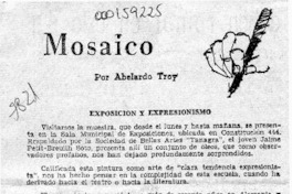Mosaico  [artículo] Abelardo Troy.