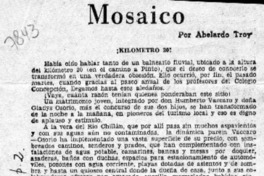 Mosaico  [artículo] Abelardo Troy.