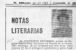 Notas literarias  [artículo] Mesa Seco.