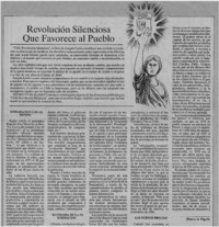 Revolución silenciosa que favorece al pueblo