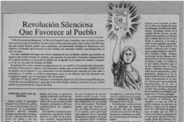 Revolución silenciosa que favorece al pueblo