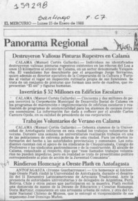 Rindieron homenaje a Oreste Plath en Antofagasta  [artículo] Ivonne Guicharrousse.