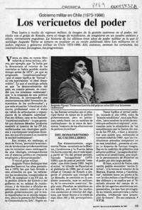 Los vericuetos del poder  [artículo] N. F. M.