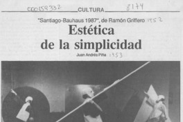 Estética de la simplicidad