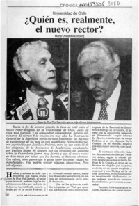 Quién es, realmente, el nuevo rector?