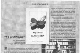 "El anfitrión"  [artículo] A. C.