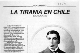La Tiranía en Chile  [artículo].