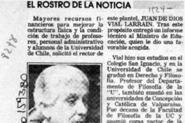El Rostro de la noticia  [artículo].