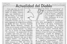 Actualidad del diablo  [artículo] Filebo.
