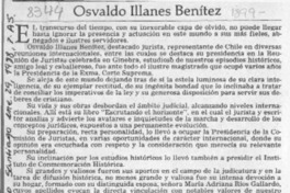 Osvaldo Illanes Benítez  [artículo].