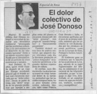 El Dolor colectivo de José Donoso  [artículo].