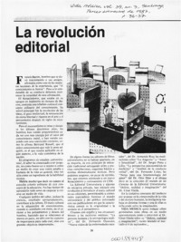 La revolución editorial  [artículo].