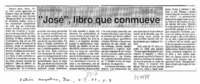 "José", libro que conmueve  [artículo].