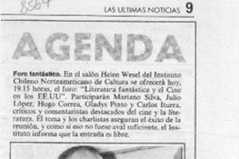 Agenda  [artículo].