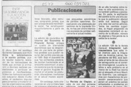 Entre la sobrevivencia y la acción política  [artículo].