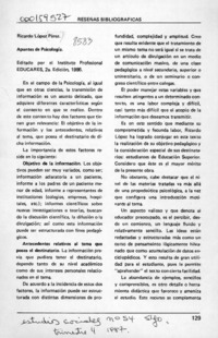 Apuntes de psicología  [artículo] Ezequiel Papagno Leal.