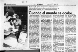 Cuando el mundo se acaba --  [artículo].