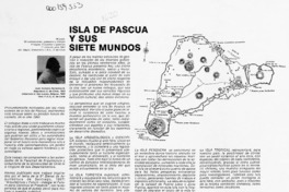 Isla de Pascua y sus siete mundos  [artículo].