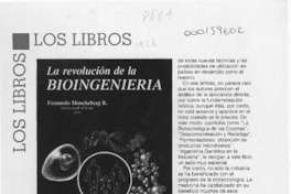 La revolución de la bioingeniería  [artículo] J. M. W.
