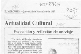 Evocación y reflexión de un viaje  [artículo].