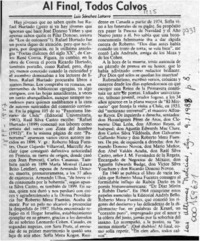 Al final, todos calvos  [artículo] Luis Sánchez Latorre.