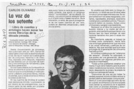 La voz de los setenta  [artículo] Darío Oses.