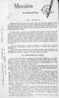 Mosaico  [artículo] Abelardo Troy.