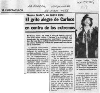 El Grito alegre de Carloco en contra de los extremos  [artículo].