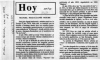 Manuel Magallanes Moure  [artículo] Fap.