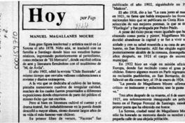 Manuel Magallanes Moure  [artículo] Fap.