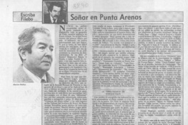 Soñar en Punta Arenas  [artículo] Filebo.